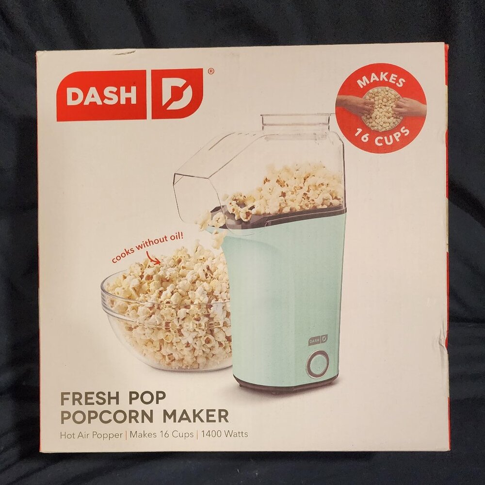Dash - Fresh Pop Popcorn Maker - Aqua Color